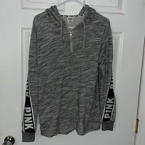 PINK pullover hoodie size small but fits more like a medium.